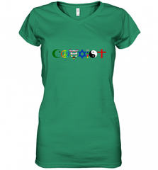 Coexist Women's V-Neck T-Shirt Women's V-Neck T-Shirt - HHHstores