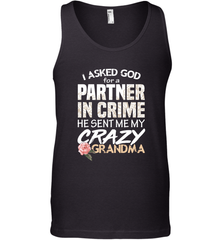 God sent me Crazy Grandma Partner in crime Men's Tank Top Men's Tank Top - HHHstores