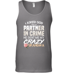 God sent me Crazy Grandma Partner in crime Men's Tank Top Men's Tank Top - HHHstores