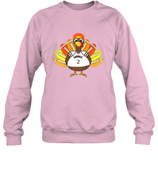 Cool Thanksgiving Football Shirt _ Gobble Player Turkey Gift Crewneck Sweatshirt Crewneck Sweatshirt - HHHstores