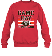 NFL Cleveland Game Day Football Home Team Colors Crewneck Sweatshirt Crewneck Sweatshirt - HHHstores