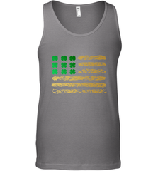 American Flag Green Shamrock Shirt St Patricks Day Men's Tank Top Men's Tank Top - HHHstores