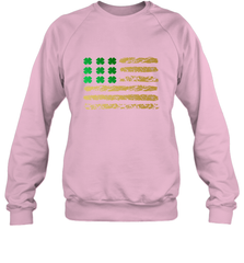 American Flag Green Shamrock Shirt St Patricks Day Crewneck Sweatshirt Crewneck Sweatshirt - HHHstores