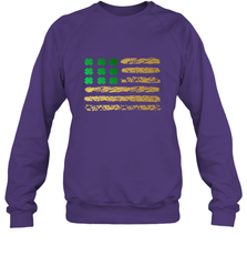 American Flag Green Shamrock Shirt St Patricks Day Crewneck Sweatshirt Crewneck Sweatshirt - HHHstores