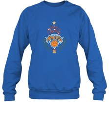 NBA New York Knicks Logo merry Christmas gilf Crewneck Sweatshirt Crewneck Sweatshirt - HHHstores