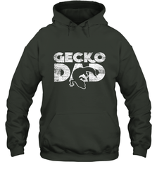 Vintage Gecko Dad  Animal Daddy Fathers Day Gecko Hooded Sweatshirt Hooded Sweatshirt - HHHstores
