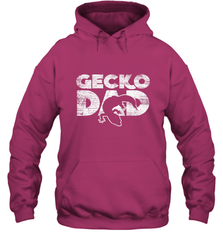 Vintage Gecko Dad  Animal Daddy Fathers Day Gecko Hooded Sweatshirt Hooded Sweatshirt - HHHstores