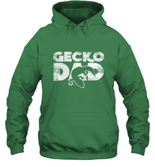 Vintage Gecko Dad  Animal Daddy Fathers Day Gecko Hooded Sweatshirt Hooded Sweatshirt - HHHstores