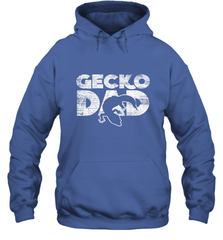 Vintage Gecko Dad  Animal Daddy Fathers Day Gecko Hooded Sweatshirt Hooded Sweatshirt - HHHstores