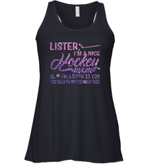 HOCKEY Nice Hockey Mom Women's Racerback Tank Women's Racerback Tank - HHHstores