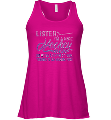 HOCKEY Nice Hockey Mom Women's Racerback Tank Women's Racerback Tank - HHHstores