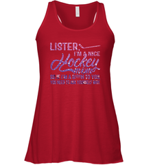 HOCKEY Nice Hockey Mom Women's Racerback Tank Women's Racerback Tank - HHHstores
