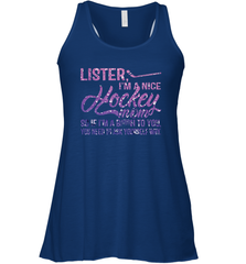 HOCKEY Nice Hockey Mom Women's Racerback Tank Women's Racerback Tank - HHHstores