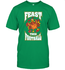 Funny Thanksgiving Turkey Feast Than Football Men's T-Shirt Men's T-Shirt - HHHstores