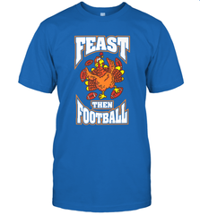 Funny Thanksgiving Turkey Feast Than Football Men's T-Shirt Men's T-Shirt - HHHstores