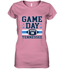 NFL Tennessee Game Day Football Home Team Women's V-Neck T-Shirt Women's V-Neck T-Shirt - HHHstores
