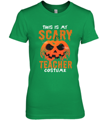 This Is My Scary Teacher Costume Halloween Gift Women's Premium T-Shirt Women's Premium T-Shirt - HHHstores