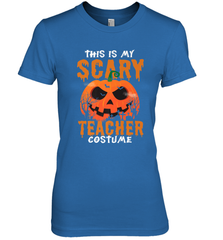 This Is My Scary Teacher Costume Halloween Gift Women's Premium T-Shirt Women's Premium T-Shirt - HHHstores