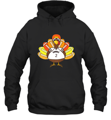 Cool Thanksgiving Football Shirt _ Gobble Player Turkey Gift Hooded Sweatshirt Hooded Sweatshirt - HHHstores