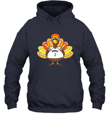Cool Thanksgiving Football Shirt _ Gobble Player Turkey Gift Hooded Sweatshirt Hooded Sweatshirt - HHHstores