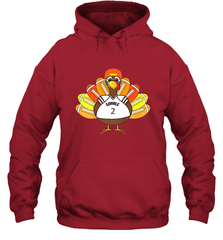 Cool Thanksgiving Football Shirt _ Gobble Player Turkey Gift Hooded Sweatshirt Hooded Sweatshirt - HHHstores