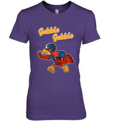 Turkey Football Shirt Funny Thanksgiving Turkey Gobble Gift Women's Premium T-Shirt Women's Premium T-Shirt - HHHstores