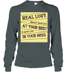 Real love funny quotes for valentine (2) Long Sleeve T-Shirt Long Sleeve T-Shirt - HHHstores