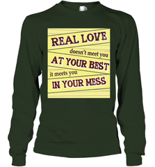 Real love funny quotes for valentine (2) Long Sleeve T-Shirt Long Sleeve T-Shirt - HHHstores