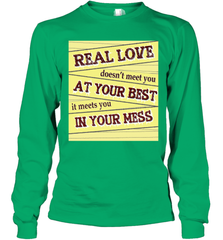 Real love funny quotes for valentine (2) Long Sleeve T-Shirt Long Sleeve T-Shirt - HHHstores