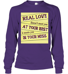 Real love funny quotes for valentine (2) Long Sleeve T-Shirt Long Sleeve T-Shirt - HHHstores