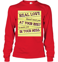 Real love funny quotes for valentine (2) Long Sleeve T-Shirt Long Sleeve T-Shirt - HHHstores