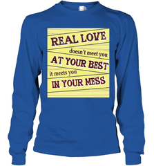 Real love funny quotes for valentine (2) Long Sleeve T-Shirt Long Sleeve T-Shirt - HHHstores