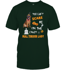 YOU CAN'T SCARE ME I'M THE CRAZY BULL TERRIER LADY SHIRT Men's T-Shirt Men's T-Shirt - HHHstores