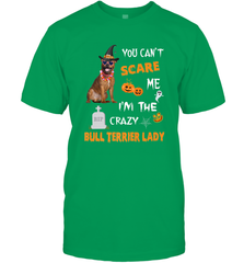 YOU CAN'T SCARE ME I'M THE CRAZY BULL TERRIER LADY SHIRT Men's T-Shirt Men's T-Shirt - HHHstores