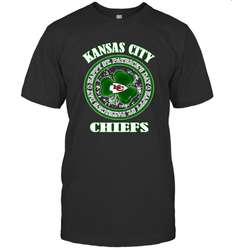 NFL Kansas City Chiefs Logo Happy St Patrick's Day Men's T-Shirt