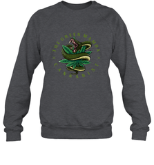 The Green Mamba, Cannabist, Weed Grower Pot Smoker Crewneck Sweatshirt Crewneck Sweatshirt - HHHstores
