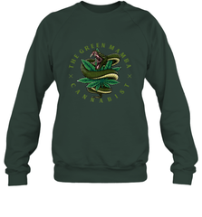 The Green Mamba, Cannabist, Weed Grower Pot Smoker Crewneck Sweatshirt Crewneck Sweatshirt - HHHstores