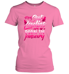 Cat Lady Born In January Cat Lover Birthday Gift For Women's T-Shirt Women's T-Shirt - HHHstores
