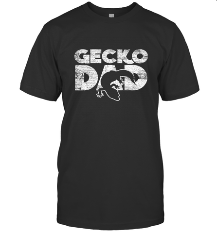 Vintage Gecko Dad  Animal Daddy Fathers Day Gecko Men's T-Shirt Men's T-Shirt / Black / S Men's T-Shirt - HHHstores