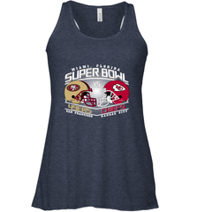 NFL Super bowl San Francisco 49ers vs. Kansas City Chiefs Women's Racerback Tank Women's Racerback Tank - HHHstores