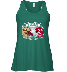 NFL Super bowl San Francisco 49ers vs. Kansas City Chiefs Women's Racerback Tank Women's Racerback Tank - HHHstores