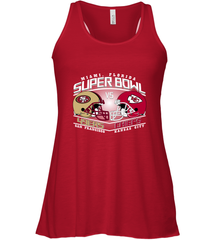 NFL Super bowl San Francisco 49ers vs. Kansas City Chiefs Women's Racerback Tank Women's Racerback Tank - HHHstores