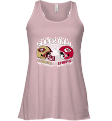 NFL Super bowl San Francisco 49ers vs. Kansas City Chiefs Women's Racerback Tank Women's Racerback Tank - HHHstores