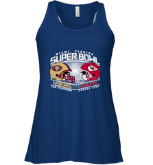 NFL Super bowl San Francisco 49ers vs. Kansas City Chiefs Women's Racerback Tank Women's Racerback Tank - HHHstores