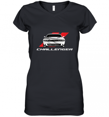 Challenger Women's V-Neck T-Shirt Women's V-Neck T-Shirt / Black / S Women's V-Neck T-Shirt - HHHstores