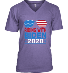 Riding With Biden Joe Biden 2020 For President Vote Gift Men's V-Neck Men's V-Neck - HHHstores