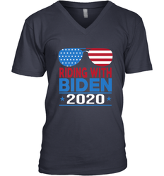 Riding With Biden Joe Biden 2020 For President Vote Gift Men's V-Neck