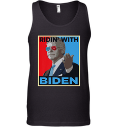 Ridin With Biden _ Hope Poster Parody Men's Tank Top
