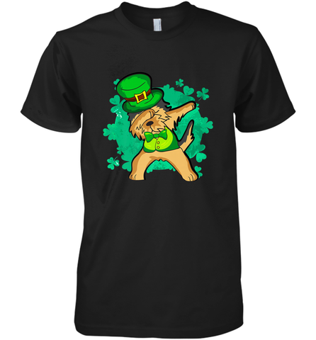 Dabbing Irish Terrier Dog Leprechaun St Patricks Day Ireland Men's Premium T-Shirt Men's Premium T-Shirt / Black / XS Men's Premium T-Shirt - HHHstores