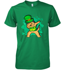 Dabbing Irish Terrier Dog Leprechaun St Patricks Day Ireland Men's Premium T-Shirt Men's Premium T-Shirt - HHHstores